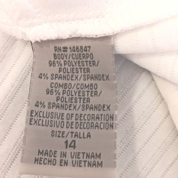 NWT Maya Brooke White Textured Jacket - Picture 8 of 10